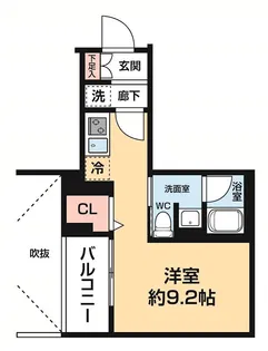 AZEST阪東橋II【5階】の間取り