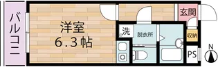 エムアイハイツ【4階】の間取り