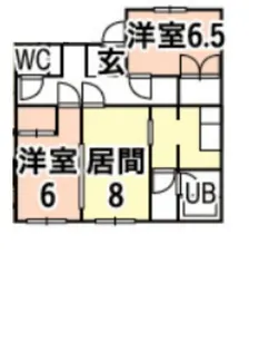 コーポ東川【1階】の間取り