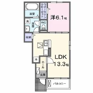 アポロII【1階】の間取り
