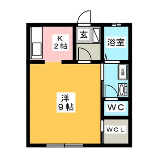 コートリヴィエール【1階】の間取り