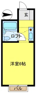 マンション杉坂【1階】の間取り