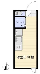 レガロアパートメント北赤羽【2階】の間取り