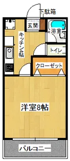 ツインリーブス【2階】の間取り