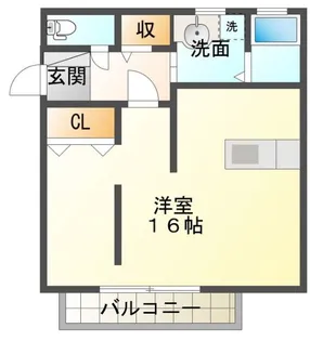 コーポ ヒロ No.3【1階】の間取り