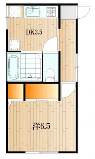 山口県下関市後田町5【アパート】の間取り