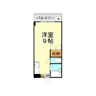 フレンドハイツ【1階】の間取り