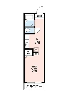 サンライト水前寺【3階】の間取り