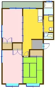 メゾン大岳台【3階】の間取り