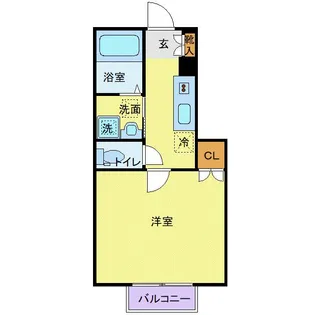シャイン柏木【1階】の間取り