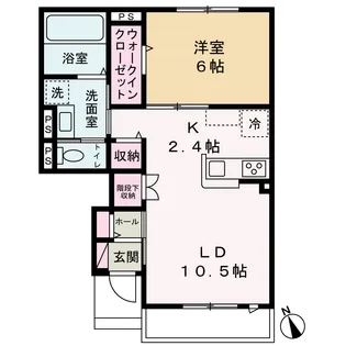 ソレジオII【1階】の間取り