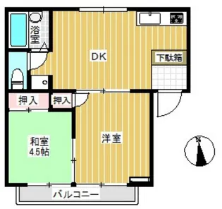 リージェント中庄パートII【2階】の間取り