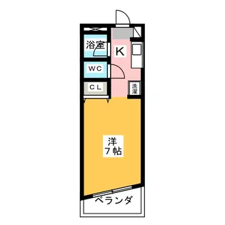 サニーサイドII【2階】の間取り