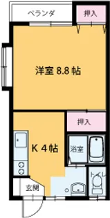 カームレジデンス6【1階】の間取り