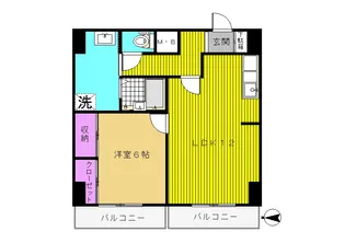 コーポドマーニ【4階】の間取り