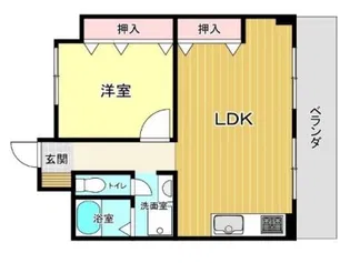 HK81ビル【3階】の間取り