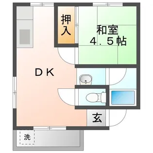 サンライズコーポII【3階】の間取り