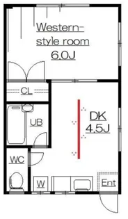 プラムハイツ【1階】の間取り