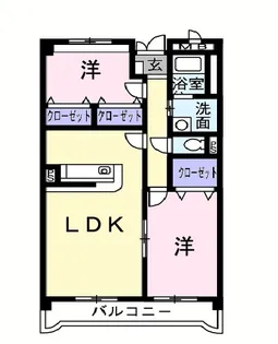 グラン・コート【6階】の間取り