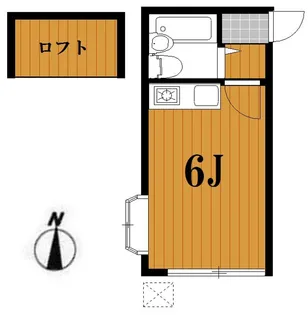 エクセレント谷津【1階】の間取り