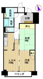ダイアパレス弘前公園【3階】の間取り