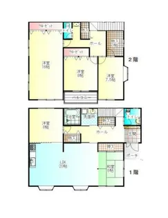 宮城県栗原市築館薬師4【一戸建】の間取り