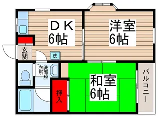 ハイツ遠山【1階】の間取り