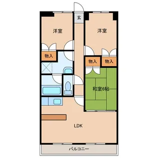エムズ・スクウェア【2階】の間取り