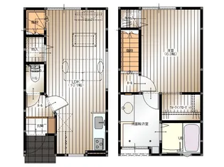 D BOX八幡 B棟の間取り