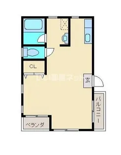 照波園フラットIII【1階】の間取り
