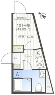 東京都荒川区荒川5【マンション】の間取り