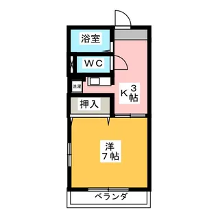 サウスノヴィリティ【3階】の間取り