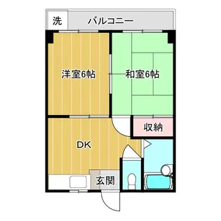 サンパーク平田【2階】の間取り