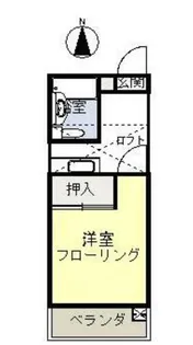 1Kの間取り画像