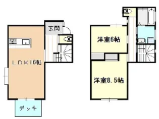 静岡県浜松市中央区蜆塚1【一戸建】の間取り