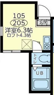 ユナイト上星川フレベールの杜【1階】の間取り