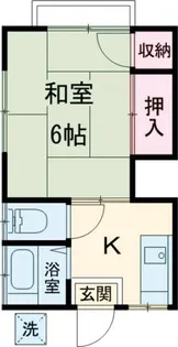 コーポ田中【2階】の間取り