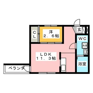 Laporte品川【1階】の間取り