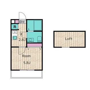 ルーチェヴィータ【2階】の間取り