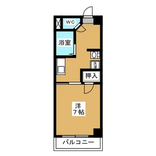 1Kの間取り画像