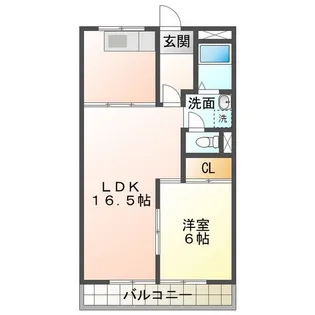 ダイアナポリス桜橋【4階】の間取り