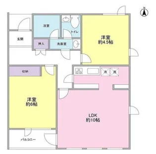 東京都世田谷区池尻3【マンション】の間取り