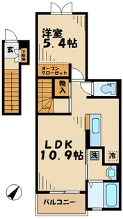 プロムナードM【2階】の間取り