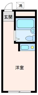 ペアパレス二子【1階】の間取り