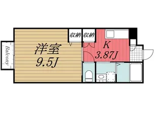 千葉県東金市田間2【アパート】の間取り