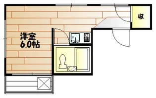 駅前町ビル【5階】の間取り