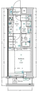 AXASレジデンス外苑【4階】の間取り