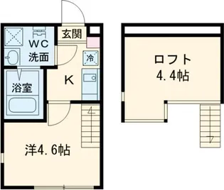 クレスト小岩【2階】の間取り