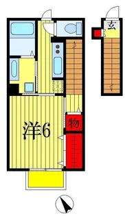 エーデルワイス中山【2階】の間取り