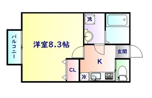 Noble台原【2階】の間取り